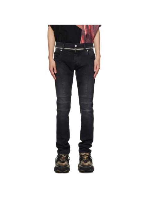 Balmain Black Slim-Fit Jeans