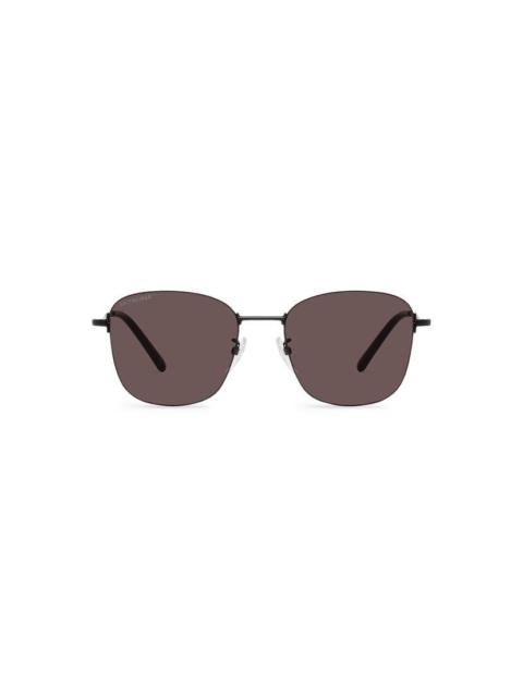 BALENCIAGA Invisible Square Sunglasses in Black