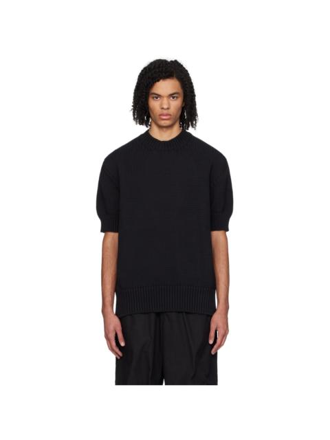 Jil Sander Black Crewneck Sweater