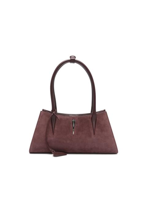 MUGLER appliqué shoulder bag