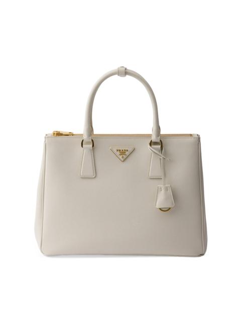Prada Women's Large Galleria Saffiano Leather Top Handle Bag - Off White