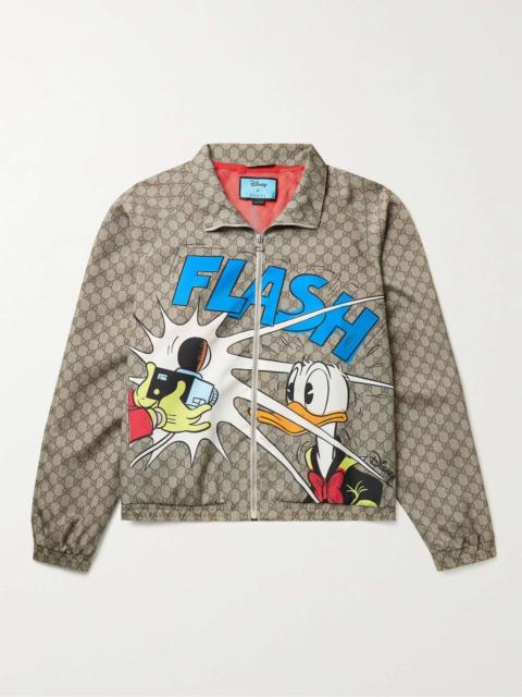 GUCCI + Disney Printed Monogrammed Nylon Blouson Jacket
