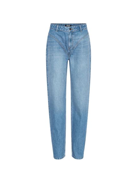 ROTATE high waist cutline jeans