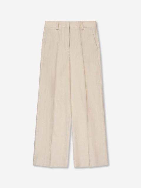 SLOWEAR Regular fit linen trousers