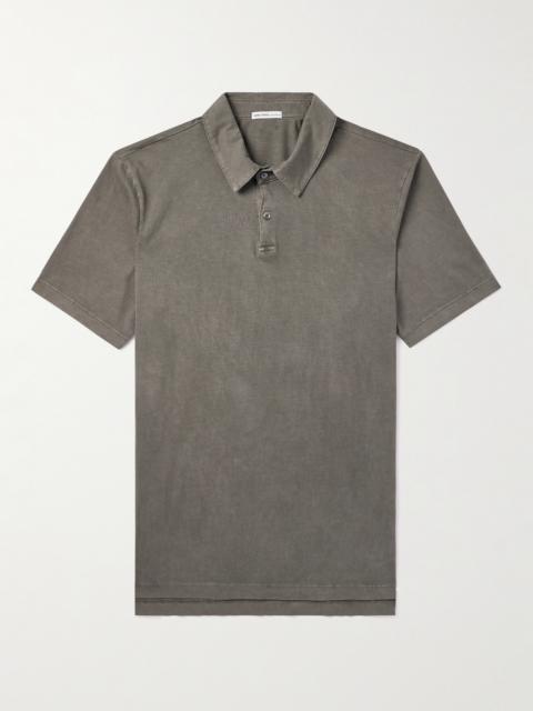 JAMES PERSE Supima Cotton-Jersey Polo Shirt