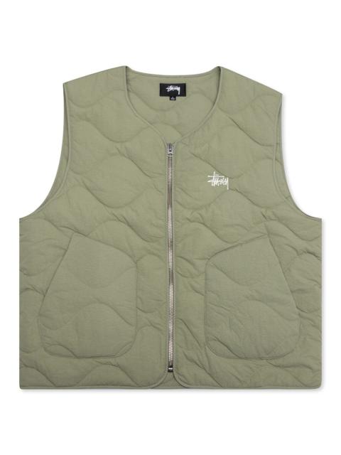 Stüssy RECYCLED NYLON LINER VEST - COYOTE