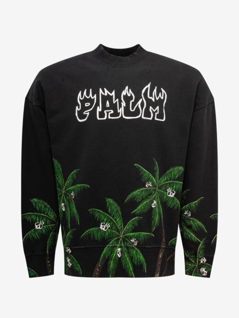 Black Palms & Skull Sweatshirt