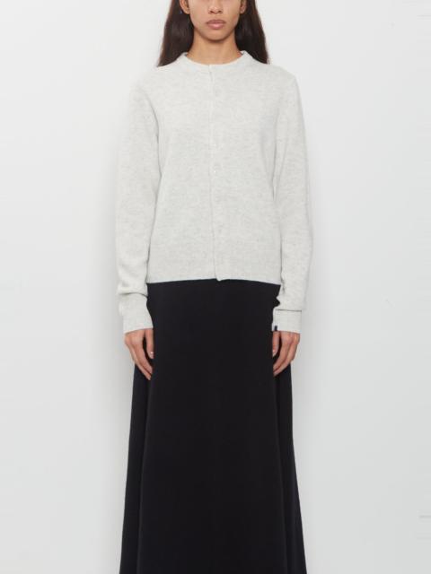 extreme cashmere n°435 Little Lamb Cardigan — Mineral