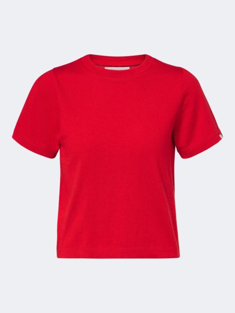 extreme cashmere N°267 Tina cotton and cashmere T-shirt