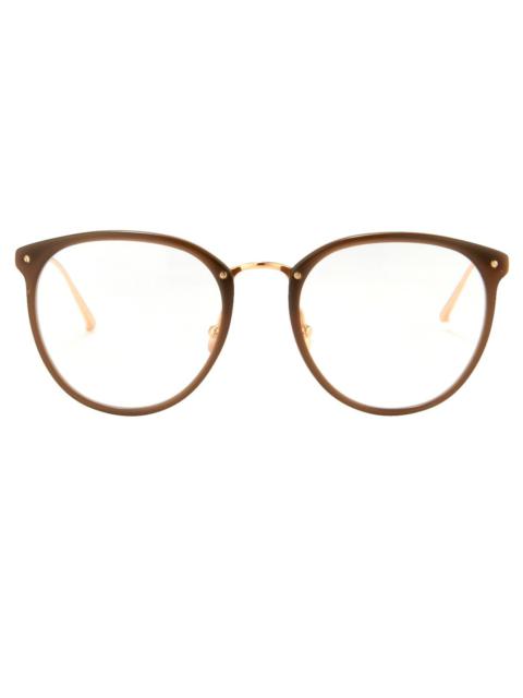THE CALTHORPE | MEN'S OVAL OPTICAL FRAME IN BROWN (C6)