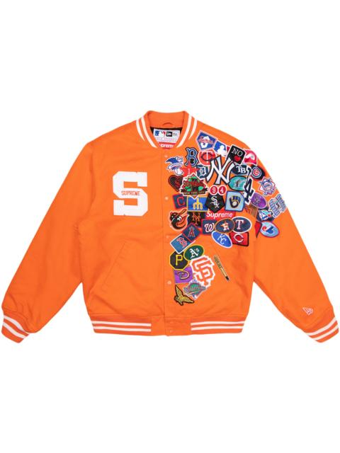Supreme Supreme New Era MLB Varsity Jacket Orange