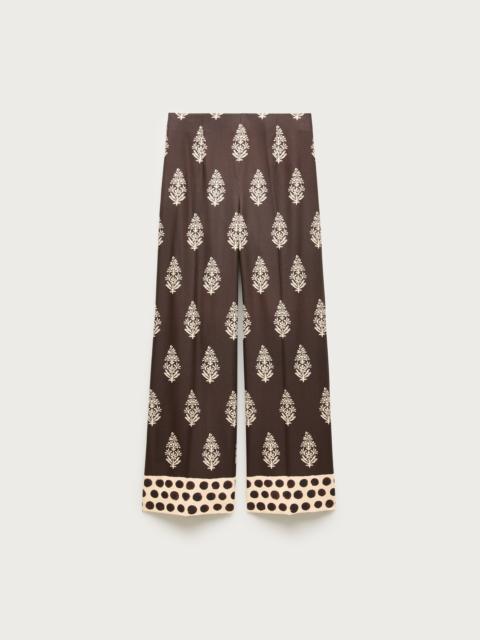 J.CREW Rori pant in cocoa block print