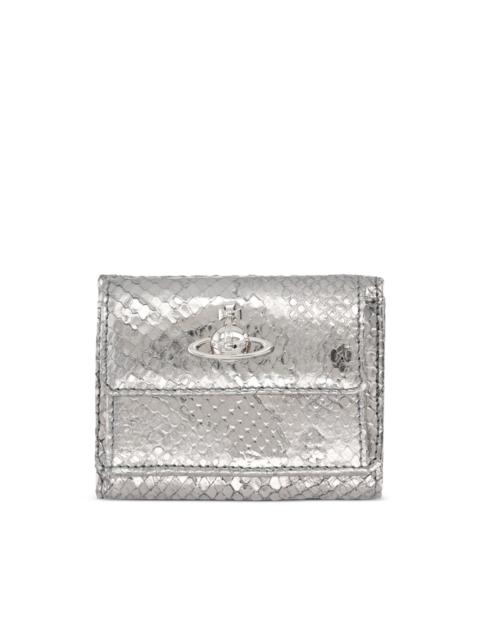 Vivienne Westwood Orb snakeskin-effect wallet