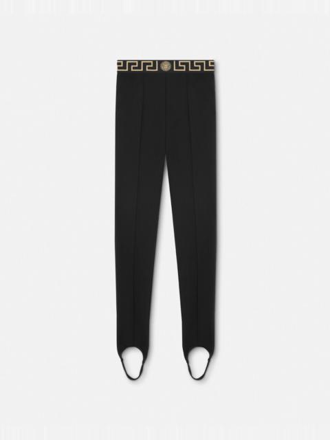 VERSACE Greca Border Gym Stirrup Leggings