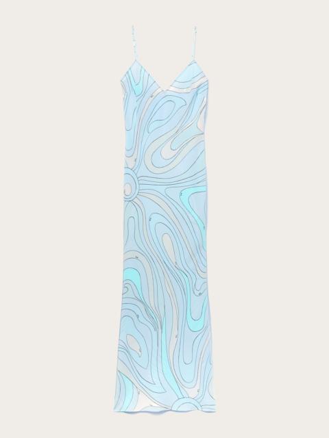 PUCCI MARMO PRINT SILK DRESS