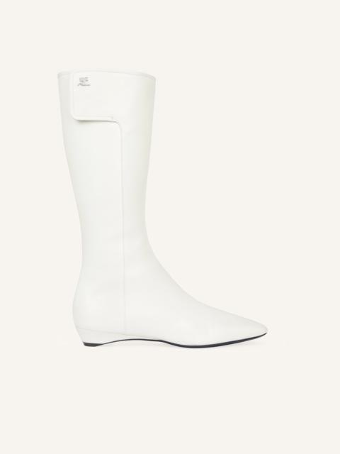 courrèges HERITAGE FLAT BOOTS