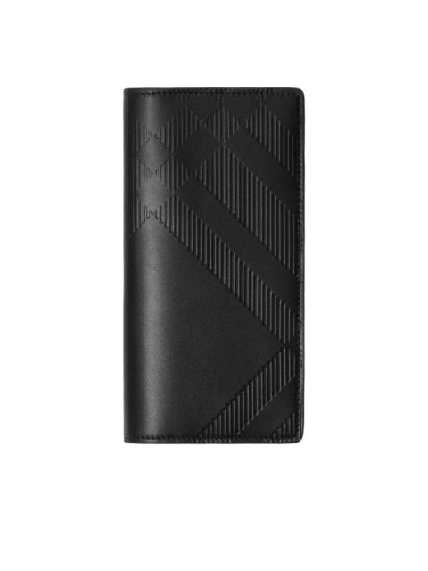 Burberry embossed wallet