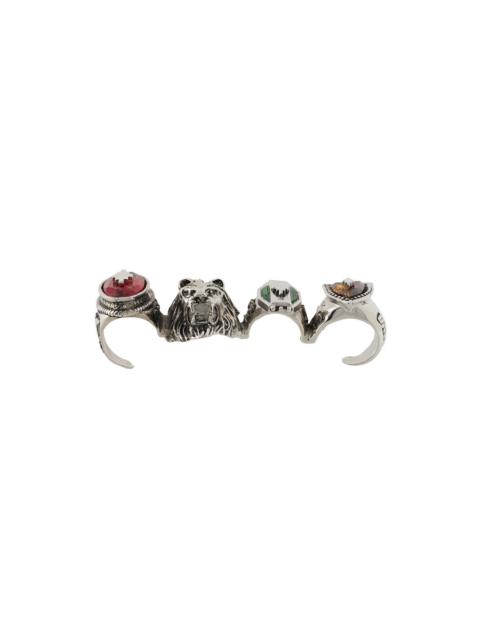 Marcelo Burlon County Of Milan four finger ring