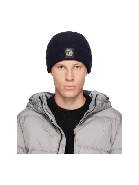 Stone Island Navy N100012 Light RWS Geelong Wool Beanie