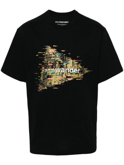 and Wander logo-print jersey T-shirt