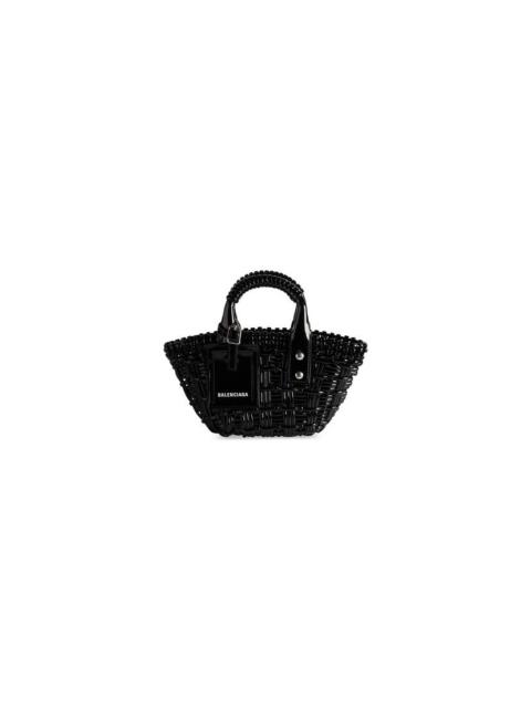 BALENCIAGA Women's Bistro Xxs Basket With Strap in Black