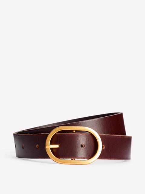 BODEN Classic Leather Belt-Bitter Choc