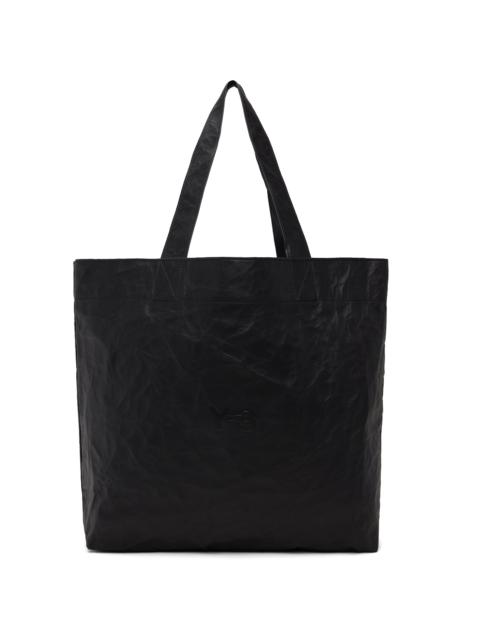 Y-3 Black 'Y-3' Leather Tote