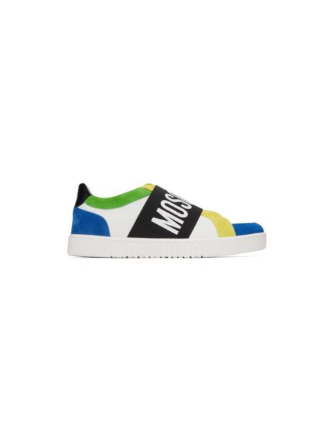 Moschino Multicolor Slip-On Sneakers