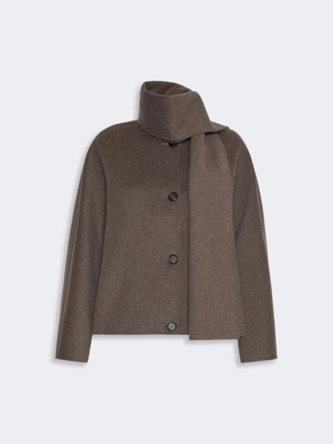 'S Max Mara KATE Cropped wool broadcloth jacket - MEDIUM GREY