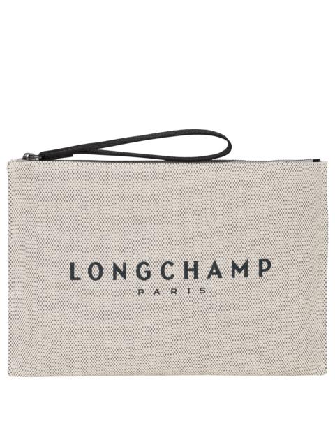 Longchamp Roseau Pouch Ecru - Canvas