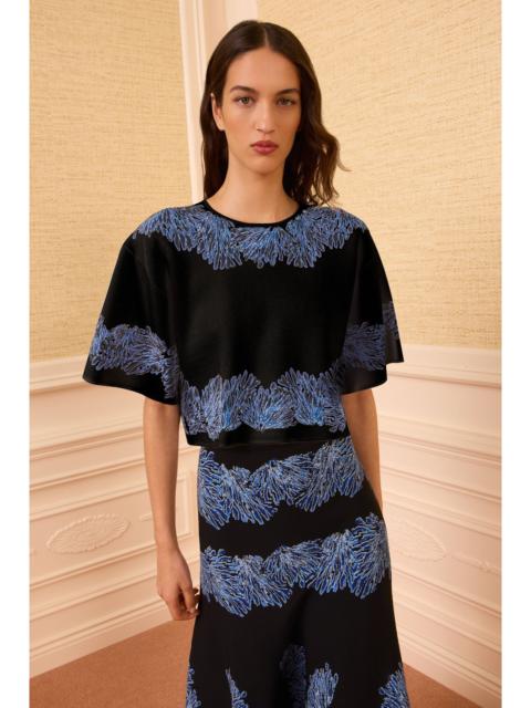 ULLA JOHNSON Alara Knit Jacquard Top
