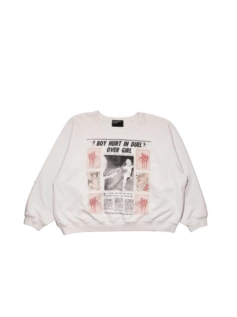 Enfants Riches Déprimés BOY HURT IN DUEL RAGLAN CREWNECK