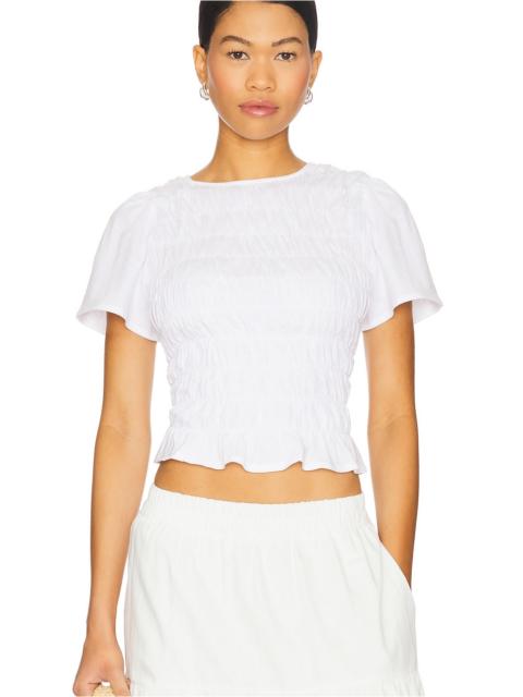SANCTUARY Better Together Smocked Top