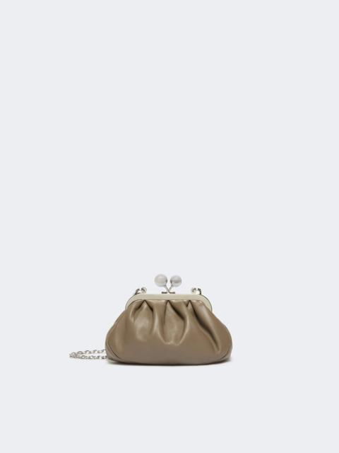 WEEKEND Max Mara NEMBI Extra-small Pasticcino Bag in shiny sheepskin - MUD