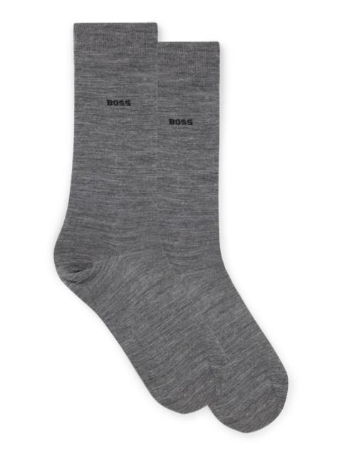BOSS TWO-PACK OF SOCKS IN WOOL