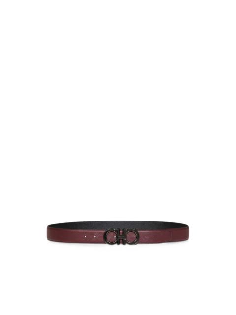 FERRAGAMO Gancini reversible leather belt