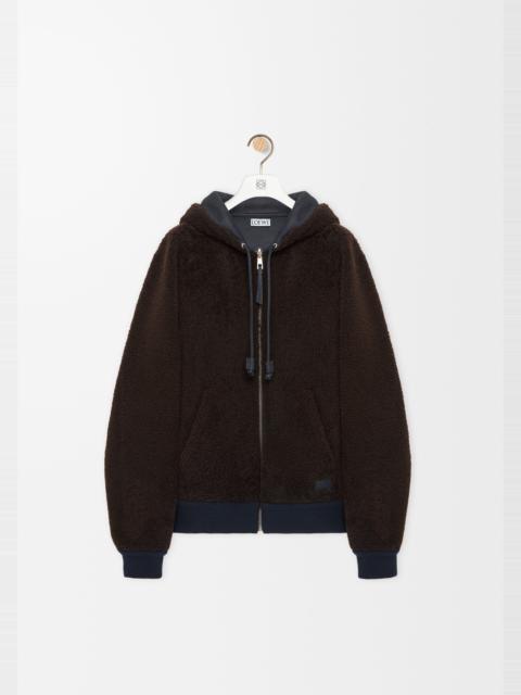 Loewe Hooded jacket in shearling