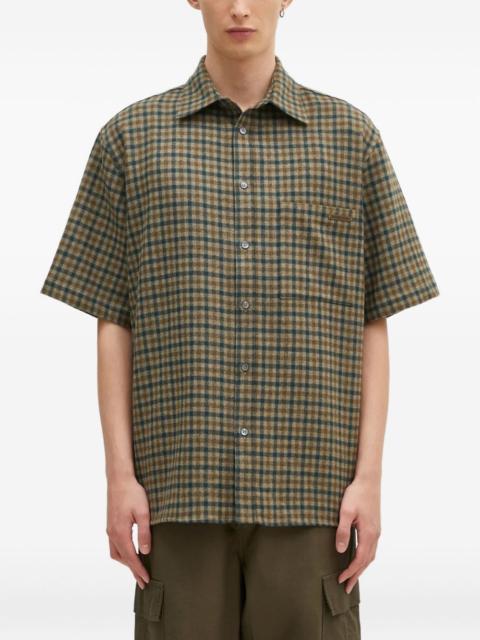 DARKPARK checked short-sleeve shirt