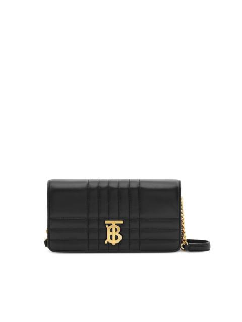 Burberry grainy leather TB bi-fold wallet
