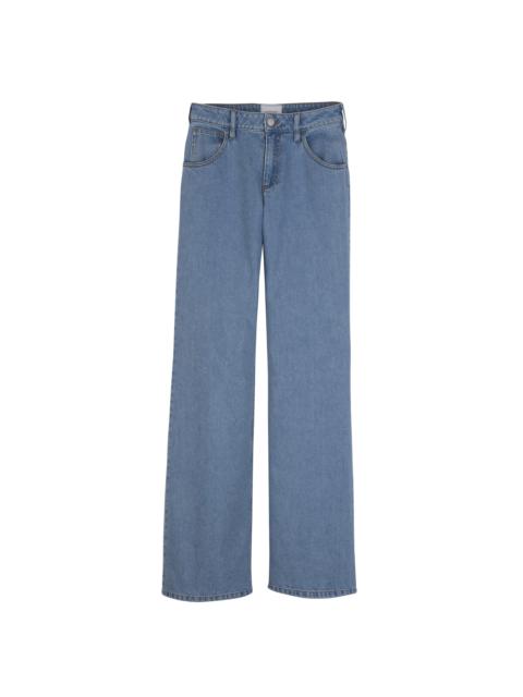 Longchamp Trousers Sky Blue - Denim