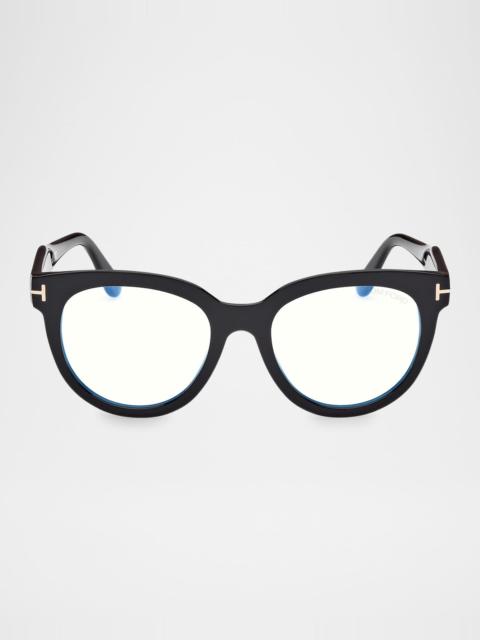TOM FORD Round Acetate Optical Glasses