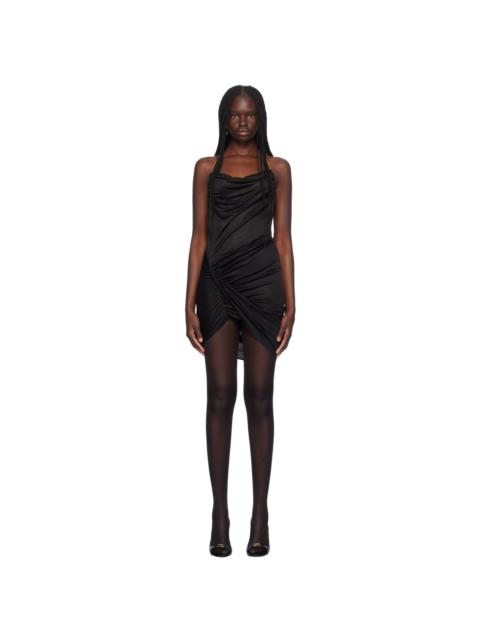 ATLEIN Black Chain Detail Minidress