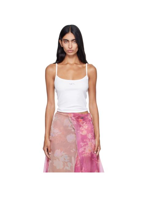 Diesel White T-HUPY-OD Camisole