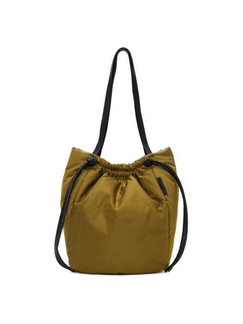 Khaki Drawstring Tote