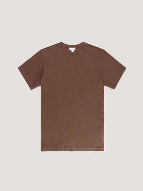 Sunspel Cotton Linen T‑shirt