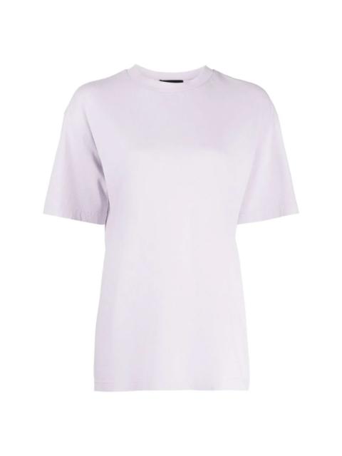 We11done Purple Basic 1506 Logo T-Shirt