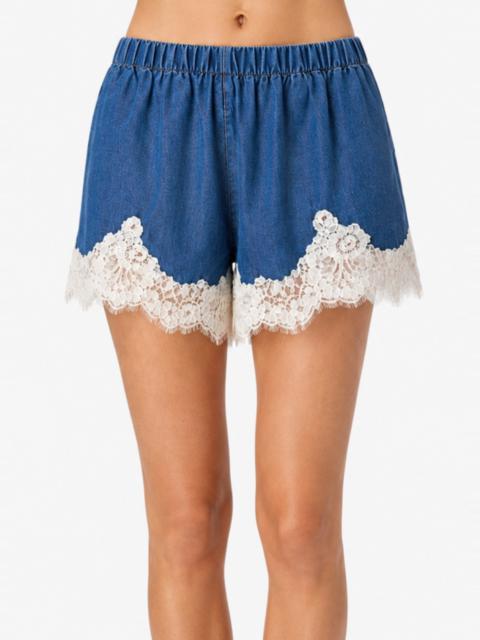 CAMI NYC ALONA CHAMBRAY SHORT LIGHT WASH