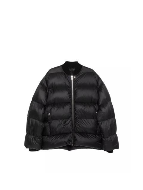 Rick Owens Classic Flight Padded Jacket with Zip Closure