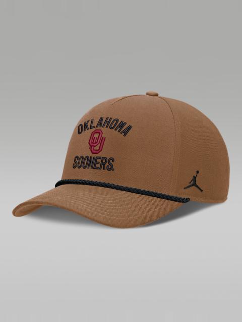 Jordan Oklahoma Military Appreciation Rise Men's Jordan Brand Dri-FIT College A-Frame Adjustable Hat