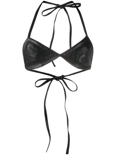 Off-White triangle leather top